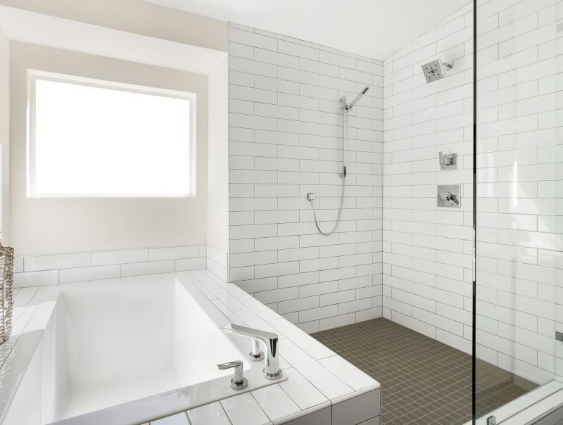 Large-Format Tiles in Shower Area